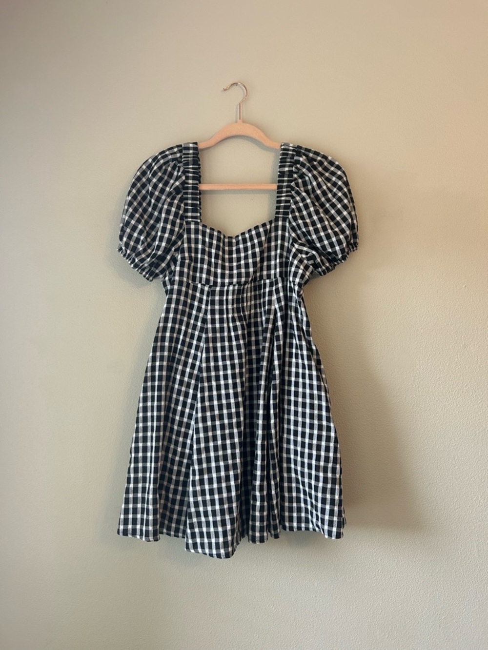böhme Black and White checkered dress with pockets